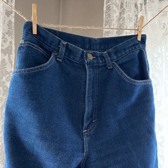 Dark Wash Mom Jeans - Picture 2 of 3